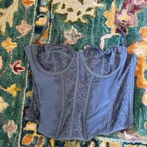 Urban Outfitters Blue Corset out from under size XL